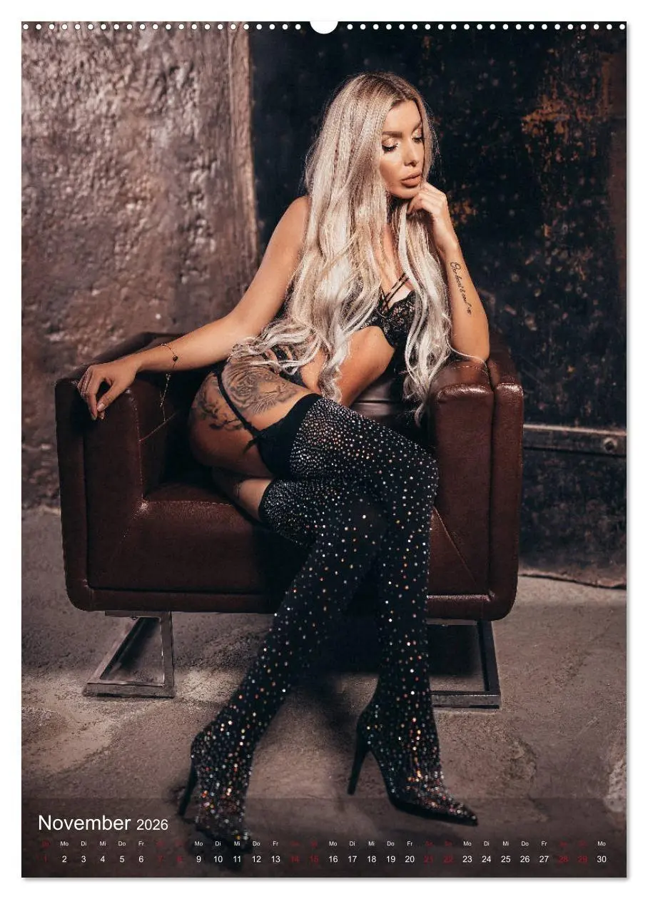 Bild: 9783516382839 | Christina - Tattoo Girls (hochwertiger Premium Wandkalender 2026...