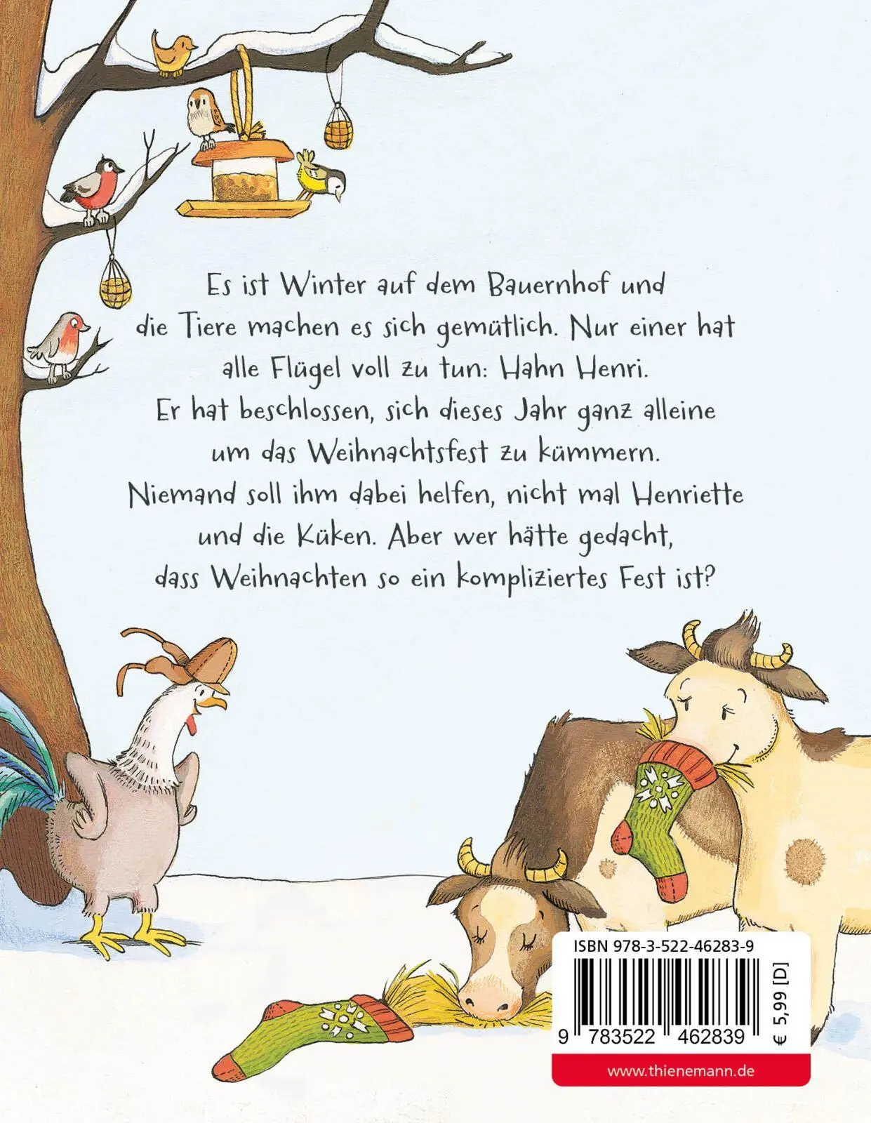 Rückseite: 9783522462839 | Henri und Henriette feiern Weihnachten | Cee Neudert | Buch | 32 S.