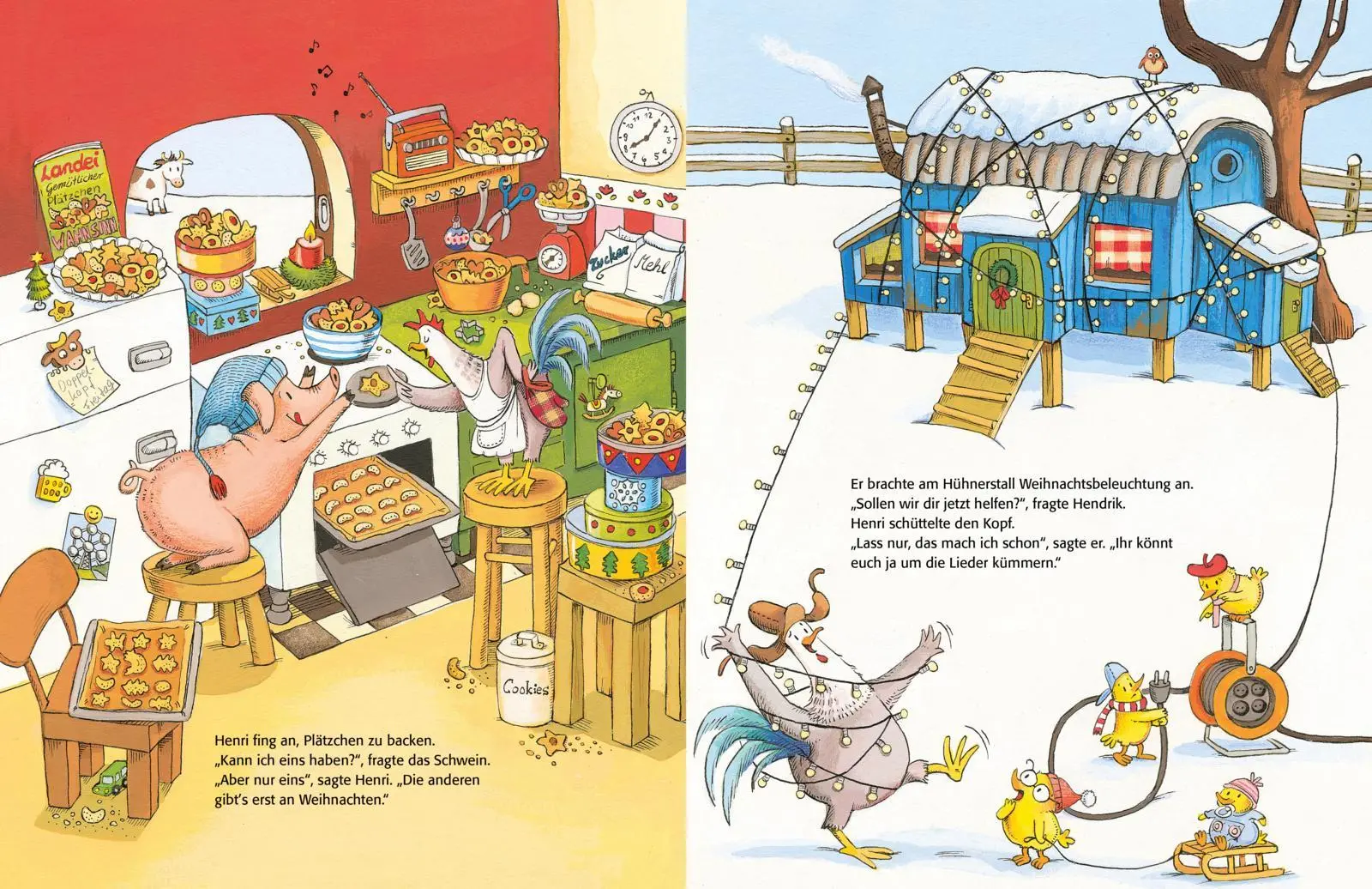 Bild: 9783522462839 | Henri und Henriette feiern Weihnachten | Cee Neudert | Buch | 32 S.