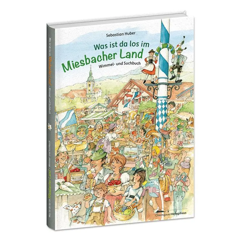Cover: 9783945292839 | Was ist da los im Miesbacher Land | Wimmel- und Suchbuch | Huber