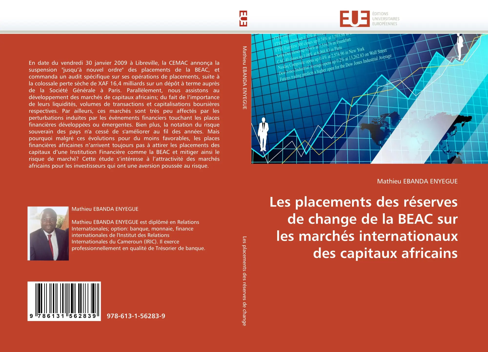 Cover: 9786131562839 | Les placements des réserves de change de la BEAC sur les marchés...