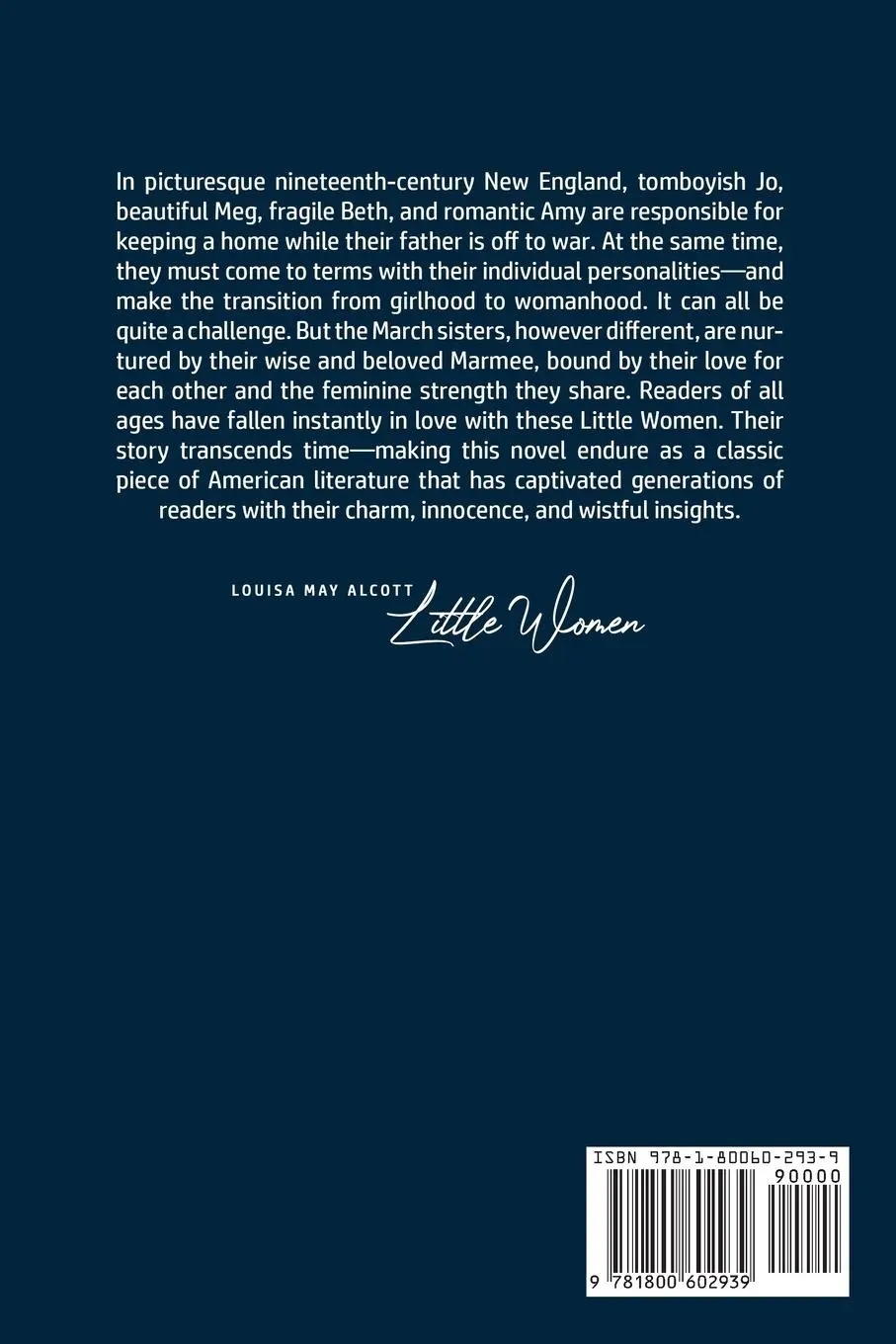 Rückseite: 9781800602939 | Little Women | Louisa May Alcott | Taschenbuch | Englisch | 2020
