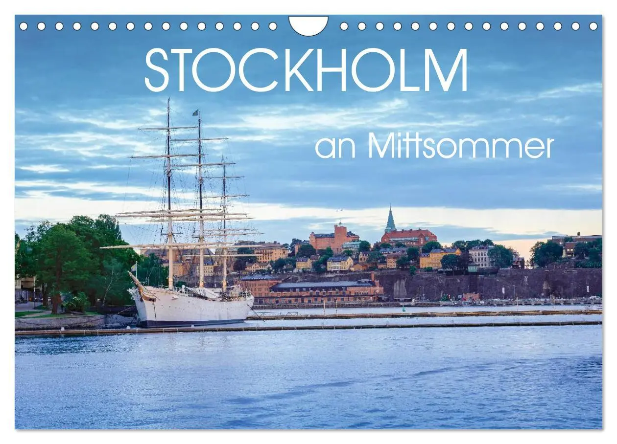 Cover: 9783457972939 | Stockholm an Mittsommer (Wandkalender 2026 DIN A4 quer), CALVENDO...