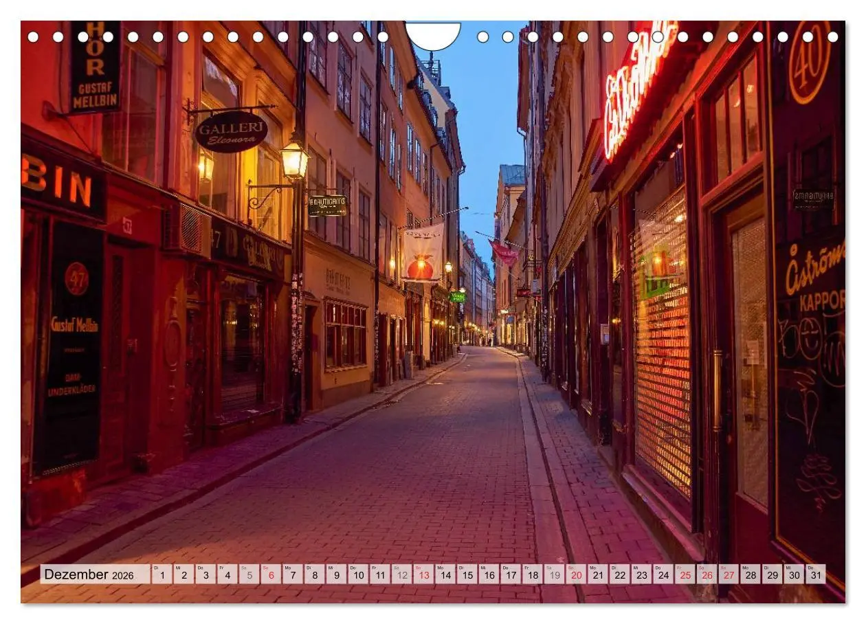 Bild: 9783457972939 | Stockholm an Mittsommer (Wandkalender 2026 DIN A4 quer), CALVENDO...