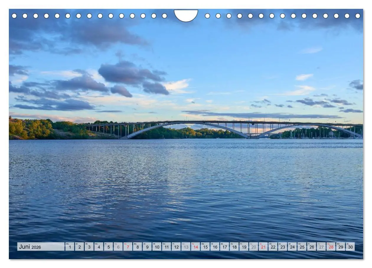 Bild: 9783457972939 | Stockholm an Mittsommer (Wandkalender 2026 DIN A4 quer), CALVENDO...