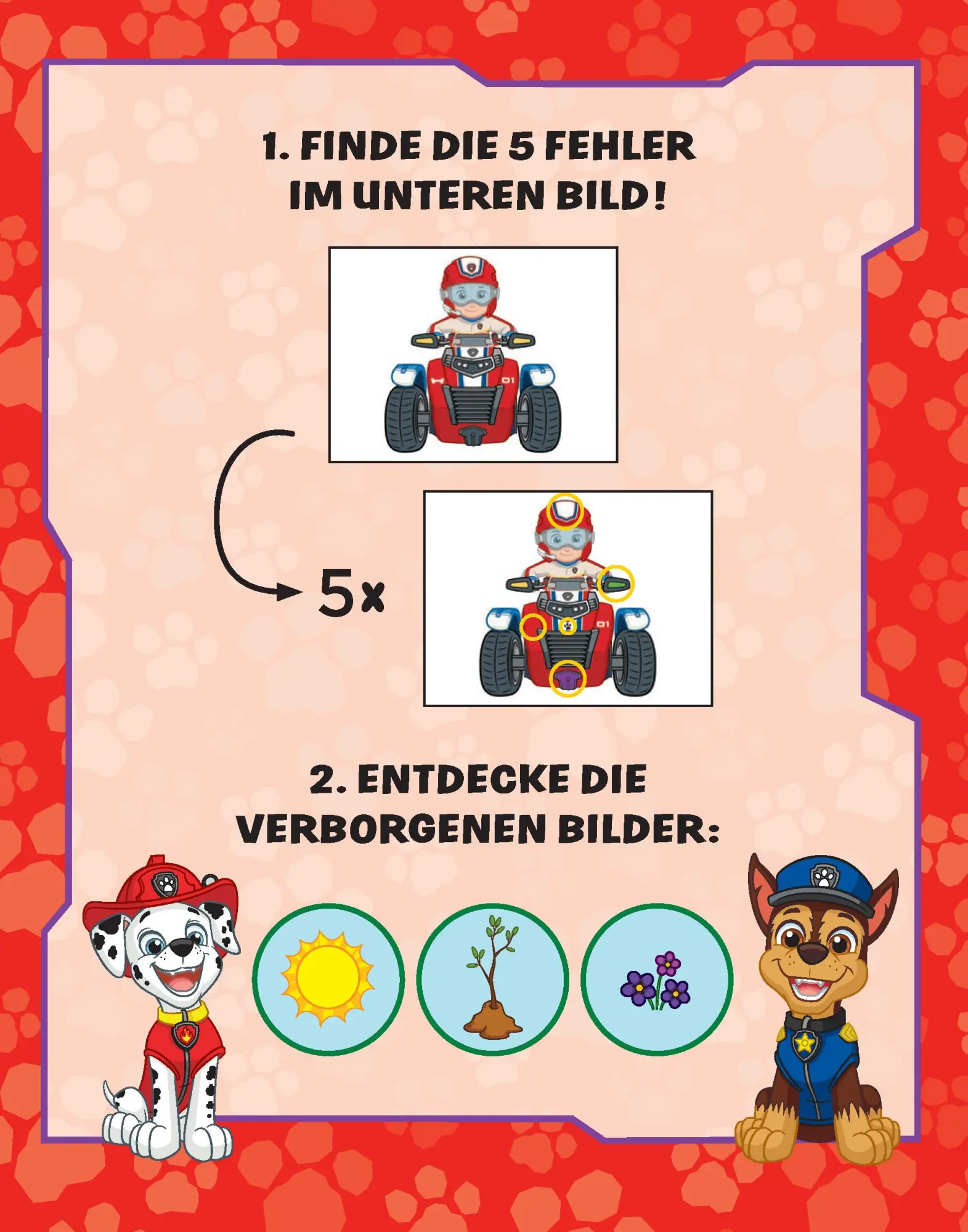 Bild: 9783849942939 | PAW Patrol Wasserzauber I Finde den Fehler. Einfach mit Wasser malen