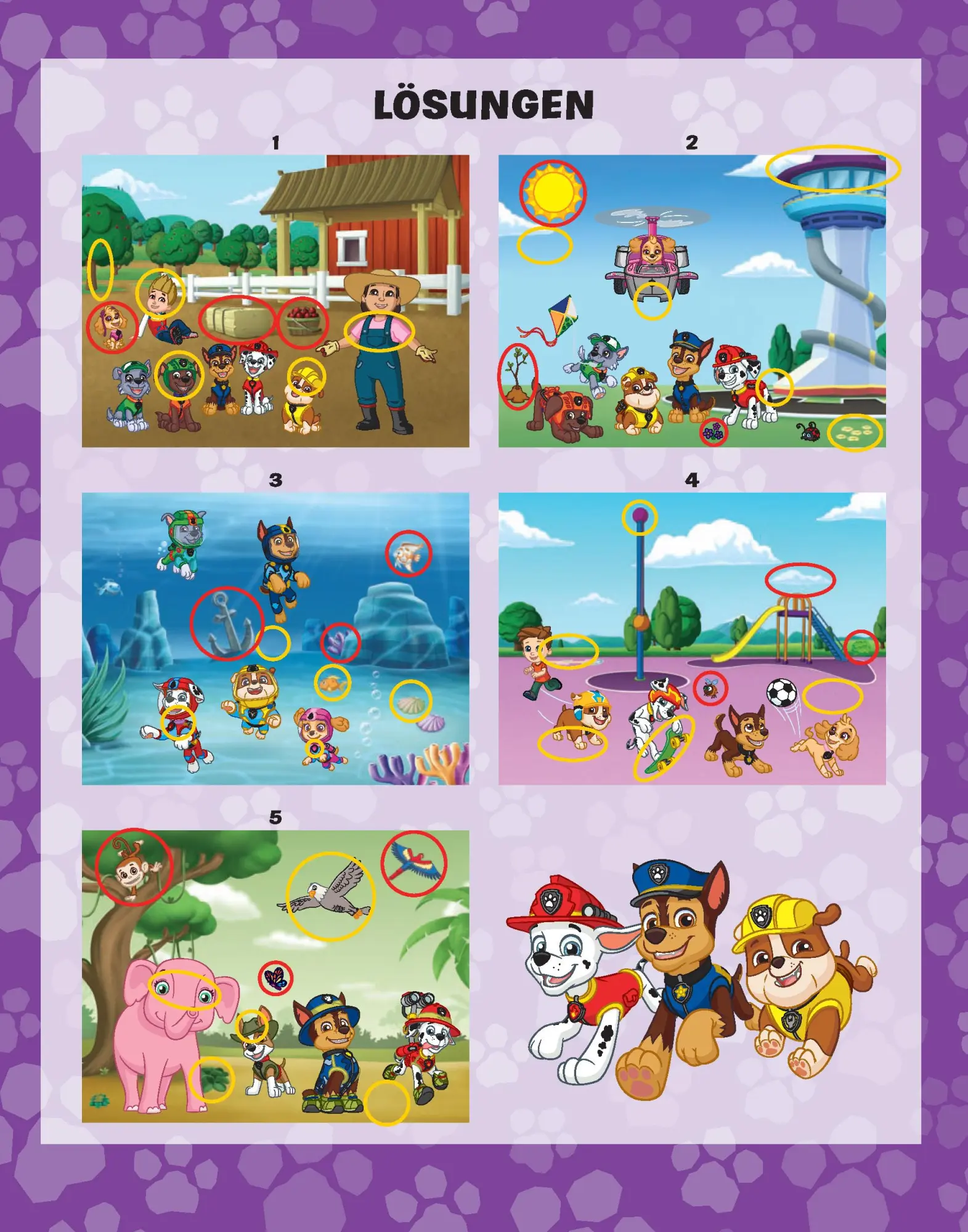 Bild: 9783849942939 | PAW Patrol Wasserzauber I Finde den Fehler. Einfach mit Wasser malen