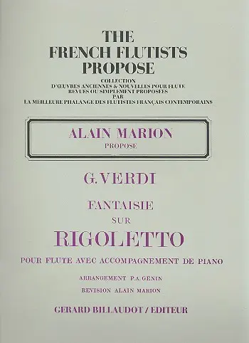 Cover: 9790043032939 | Fantaisie Sur Rigoletto | Paul-Agricole Genin | Buch