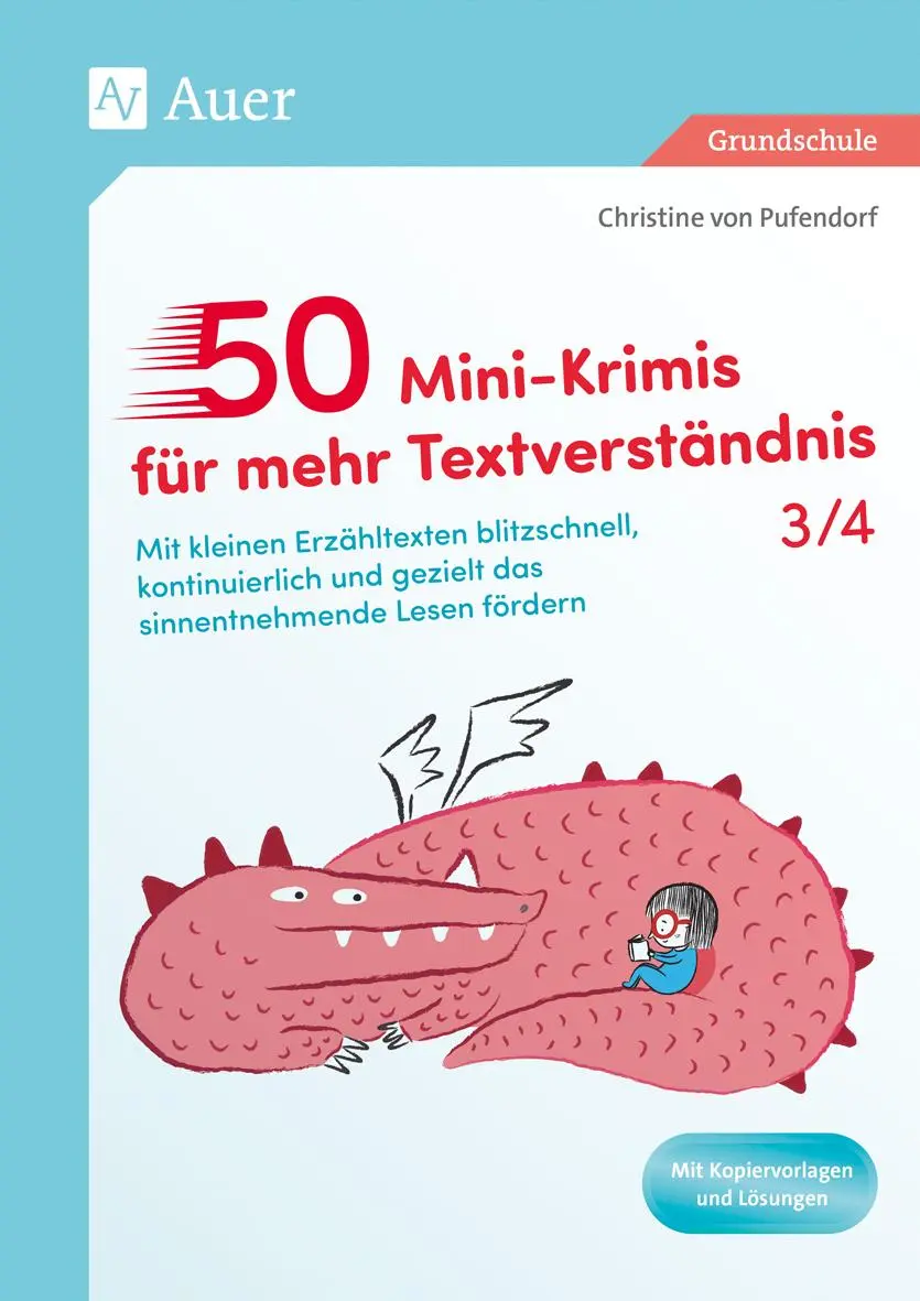 Cover: 9783403093039 | 50 Mini-Krimis für mehr Textverständnis 3/4 | Christine von Pufendorf