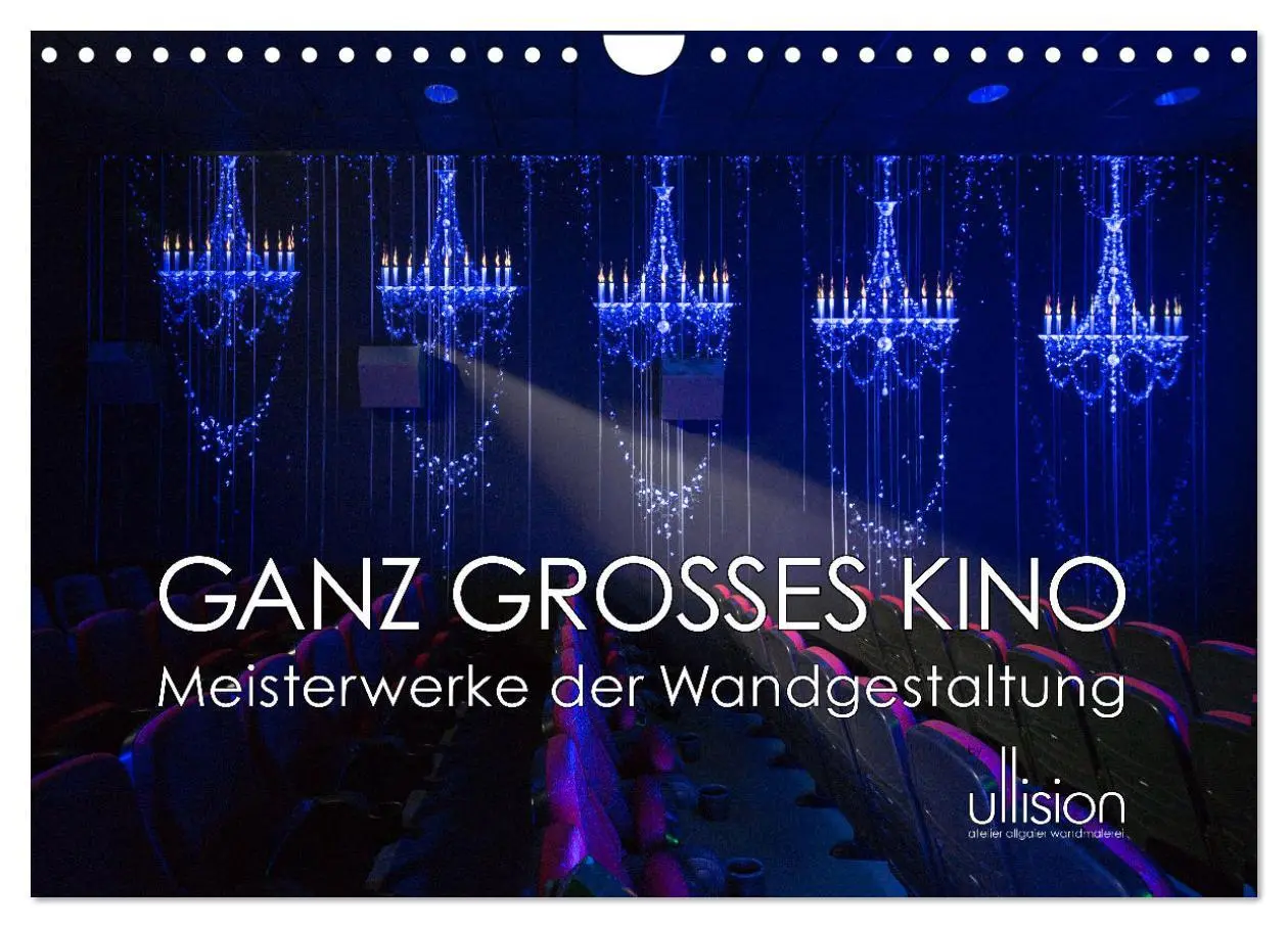 Cover: 9783457553039 | GANZ GROSSES KINO - Meisterwerke der Wandgestaltung (Wandkalender...