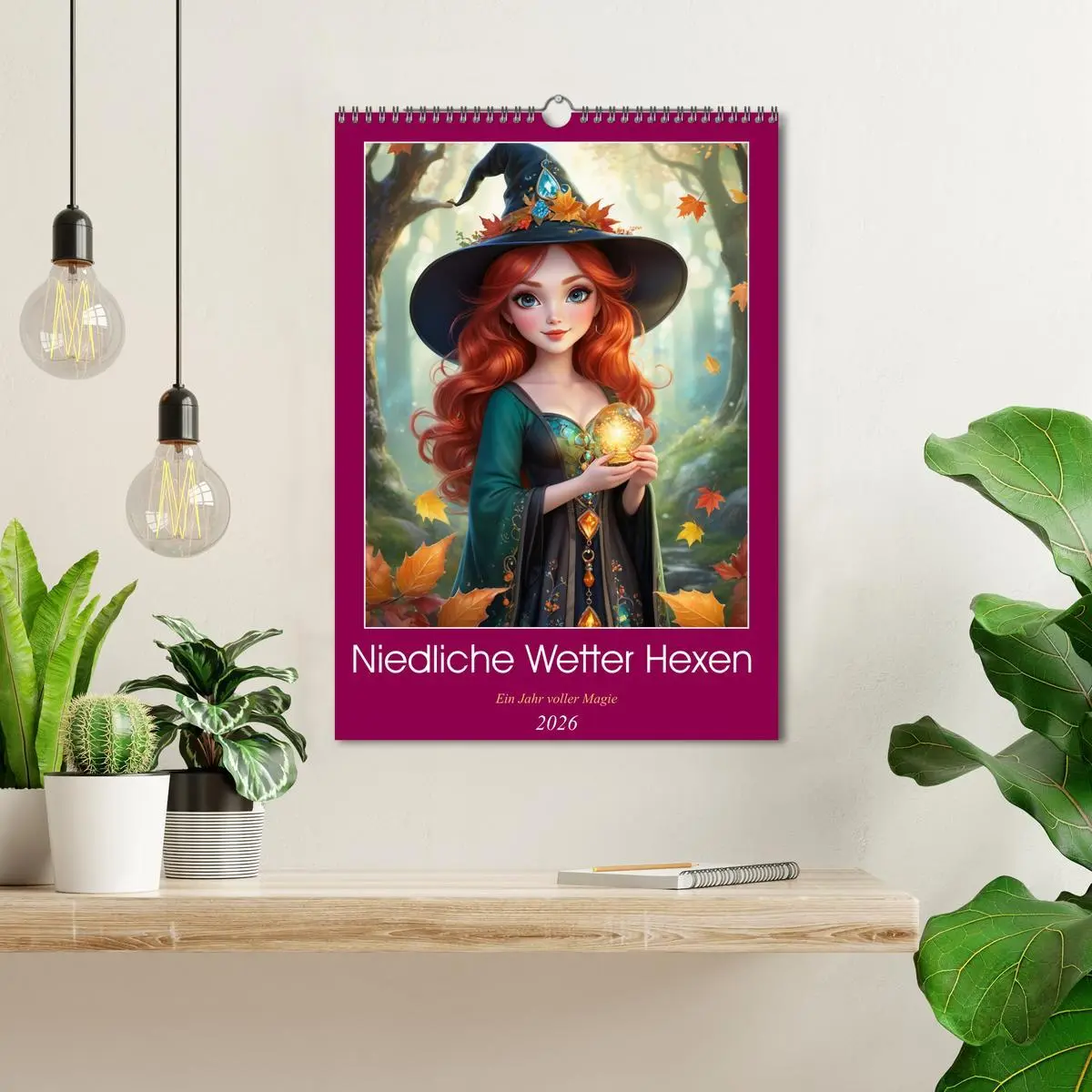 Bild: 9783516263039 | Niedliche Wetter Hexen (Wandkalender 2026 DIN A3 hoch), CALVENDO...