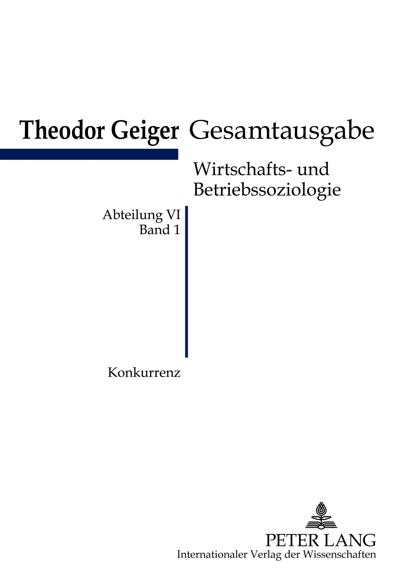 Cover: 9783631623039 | Konkurrenz | Klaus Rodax | Taschenbuch | 236 S. | Deutsch | 2012