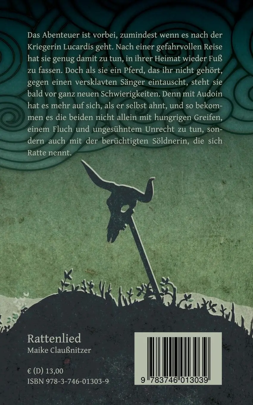 Rückseite: 9783746013039 | Rattenlied | Maike Claußnitzer | Taschenbuch | 436 S. | Deutsch | 2017