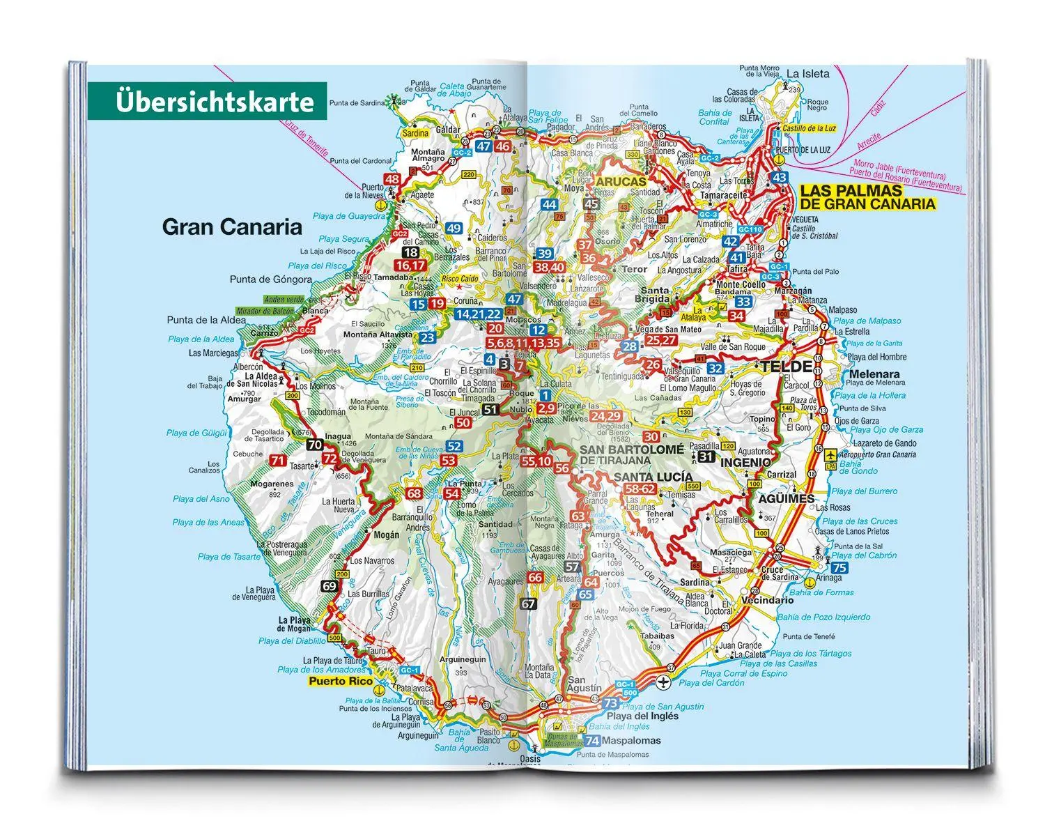 Bild: 9783991543039 | KOMPASS Wanderführer Gran Canaria, 75 Touren mit Extra-Tourenkarte