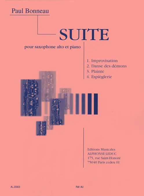 Cover: 9790046203039 | Suite | Paul Bonneau | Buch | Alphonse Leduc | EAN 9790046203039