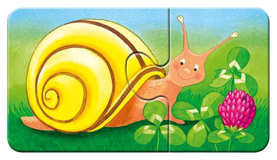 Bild: 4005556073139 | Tiere im Garten. Puzzle 9 x 2 Teile | Spiel | my first puzzles | 07313