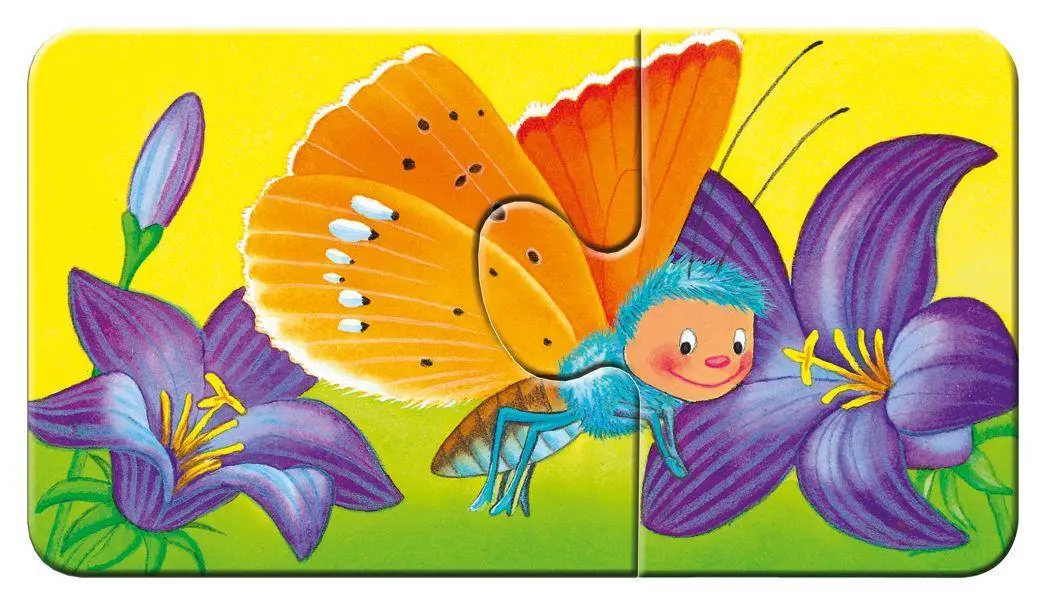 Bild: 4005556073139 | Tiere im Garten. Puzzle 9 x 2 Teile | Spiel | my first puzzles | 07313