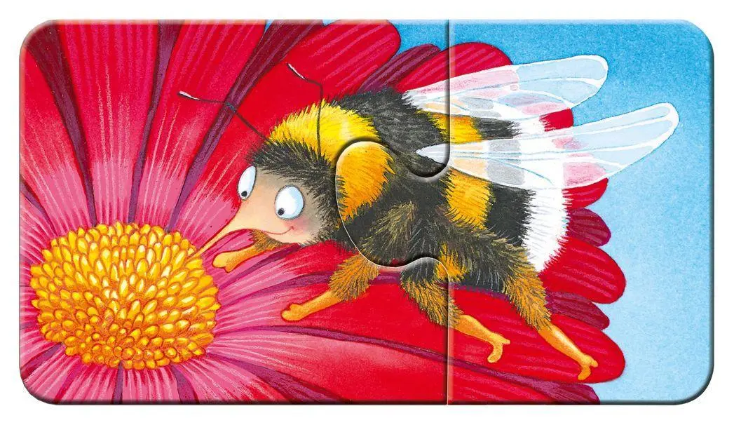 Bild: 4005556073139 | Tiere im Garten. Puzzle 9 x 2 Teile | Spiel | my first puzzles | 07313