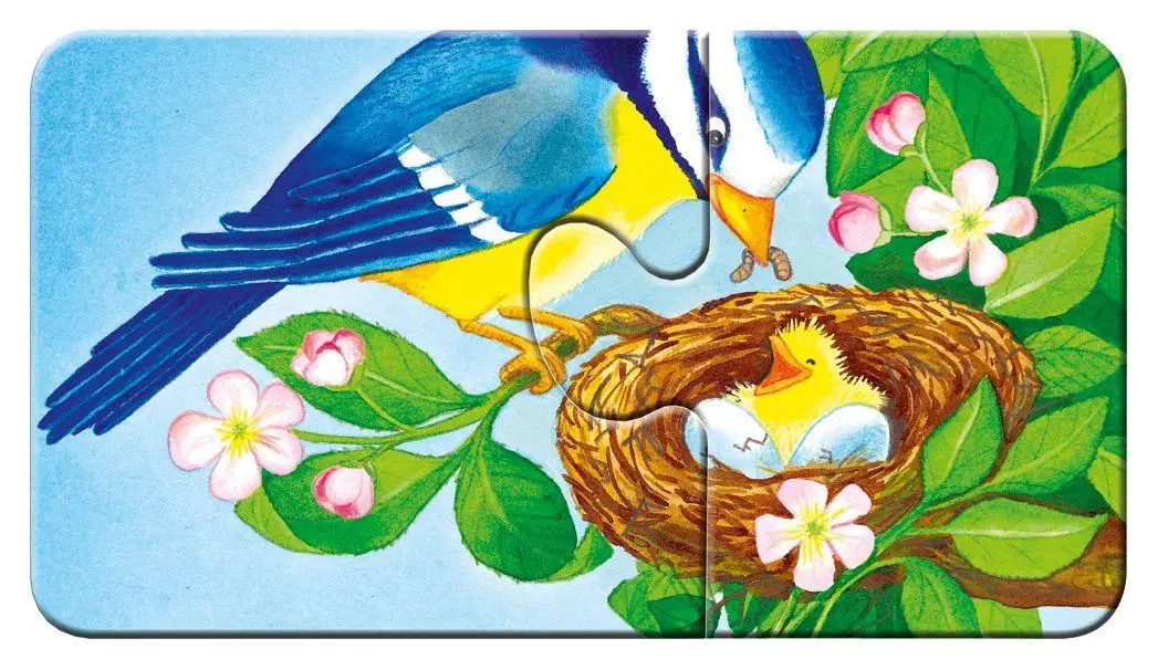 Bild: 4005556073139 | Tiere im Garten. Puzzle 9 x 2 Teile | Spiel | my first puzzles | 07313