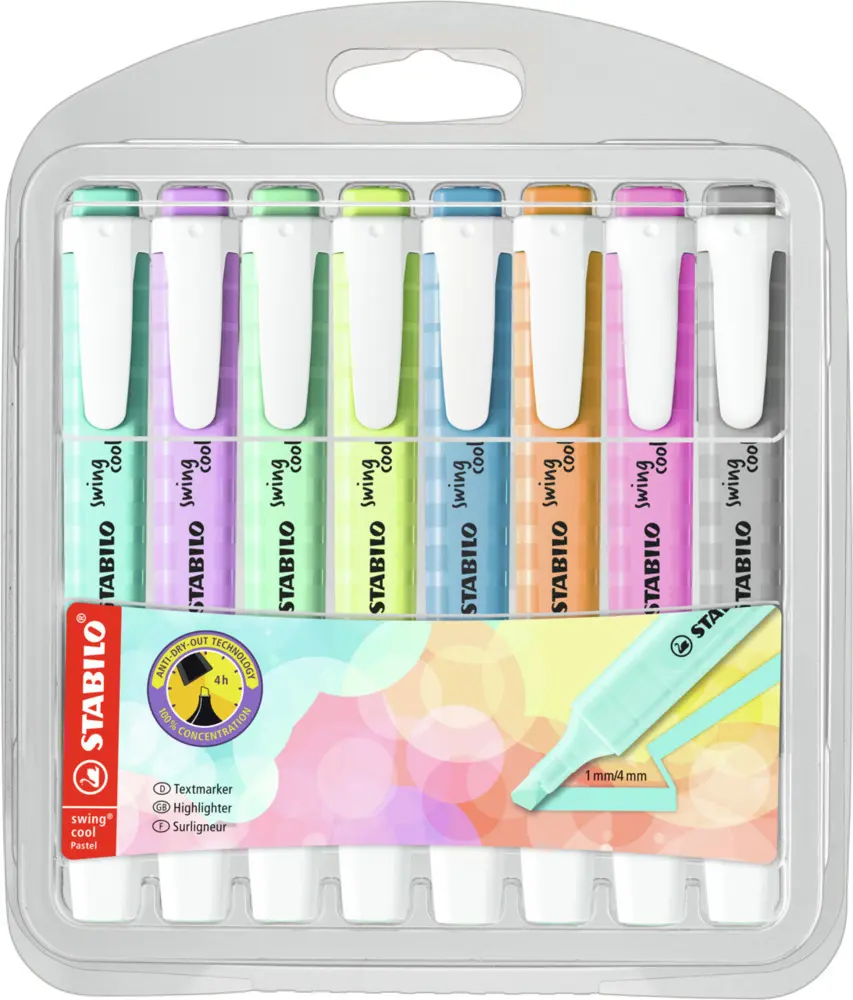 Cover: 4006381573139 | STABILO swing cool Pastel 8er Etui | Paints, crayons, pencils | 2022