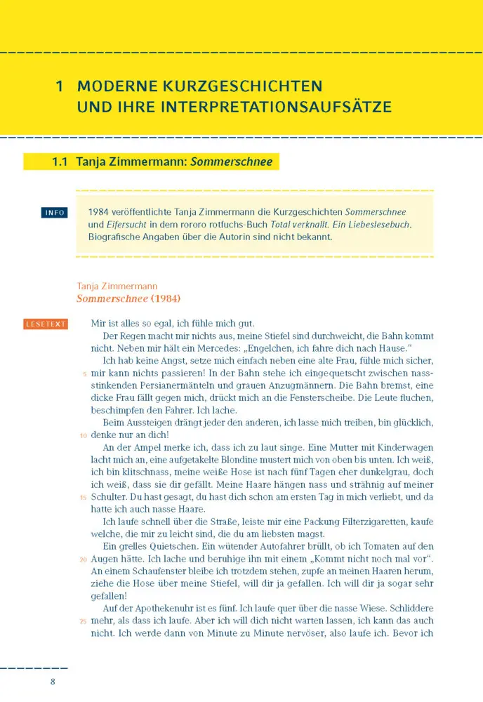 Bild: 9783129303139 | Moderne Kurzgeschichten interpretiert | Volker Krischel | Taschenbuch