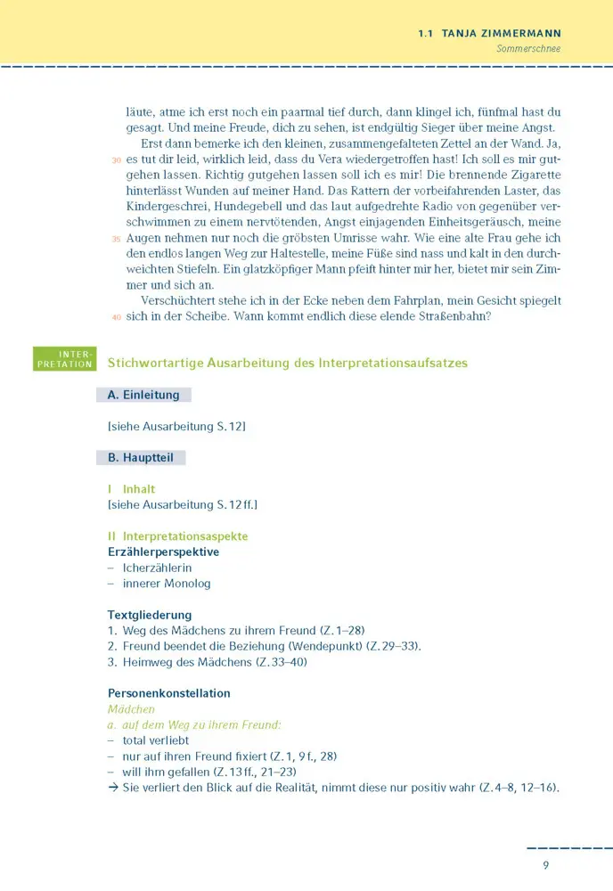 Bild: 9783129303139 | Moderne Kurzgeschichten interpretiert | Volker Krischel | Taschenbuch