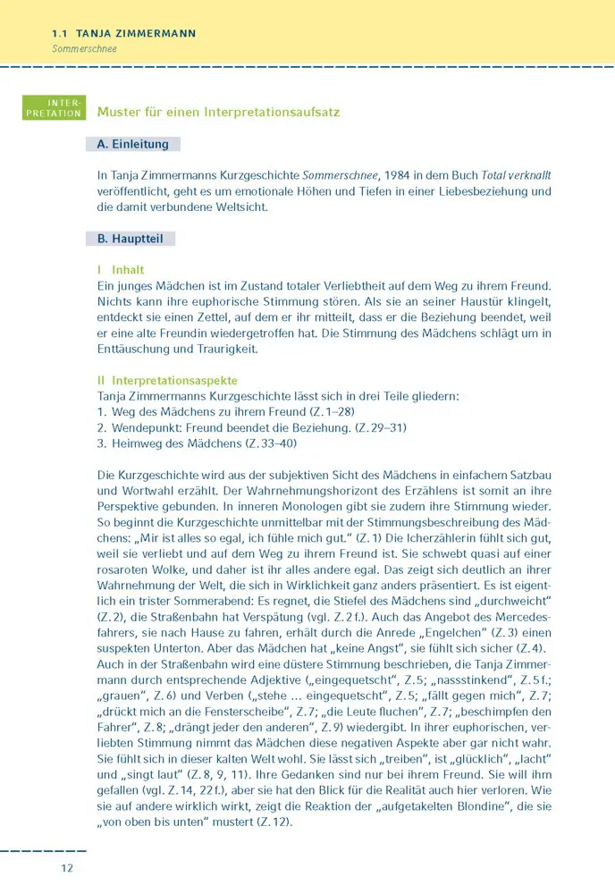 Bild: 9783129303139 | Moderne Kurzgeschichten interpretiert | Volker Krischel | Taschenbuch