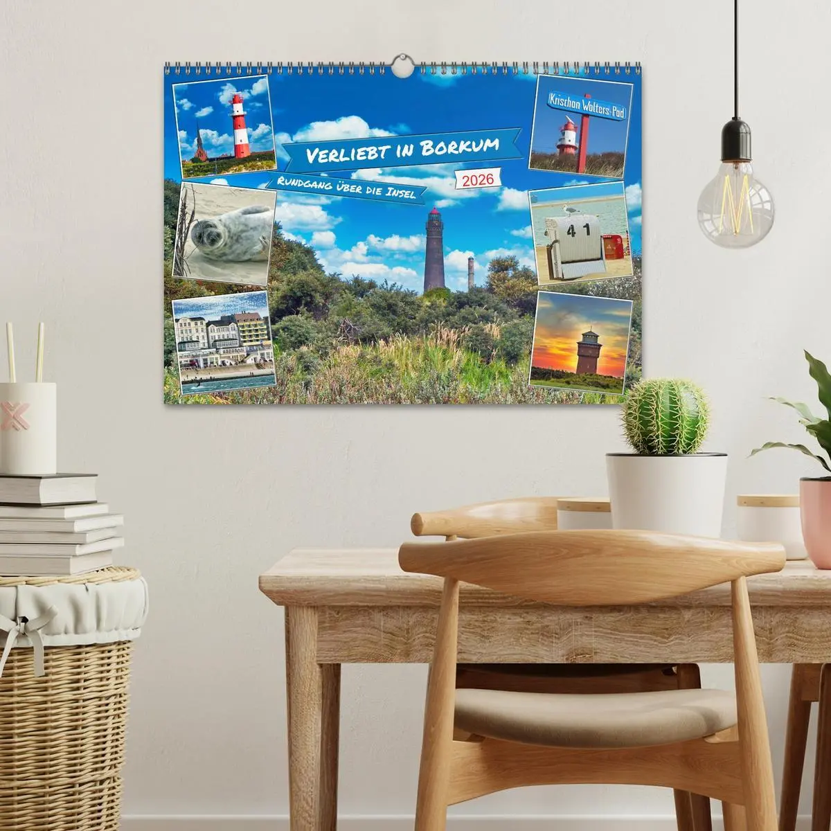 Bild: 9783457303139 | Verliebt in Borkum (Wandkalender 2026 DIN A3 quer), CALVENDO...