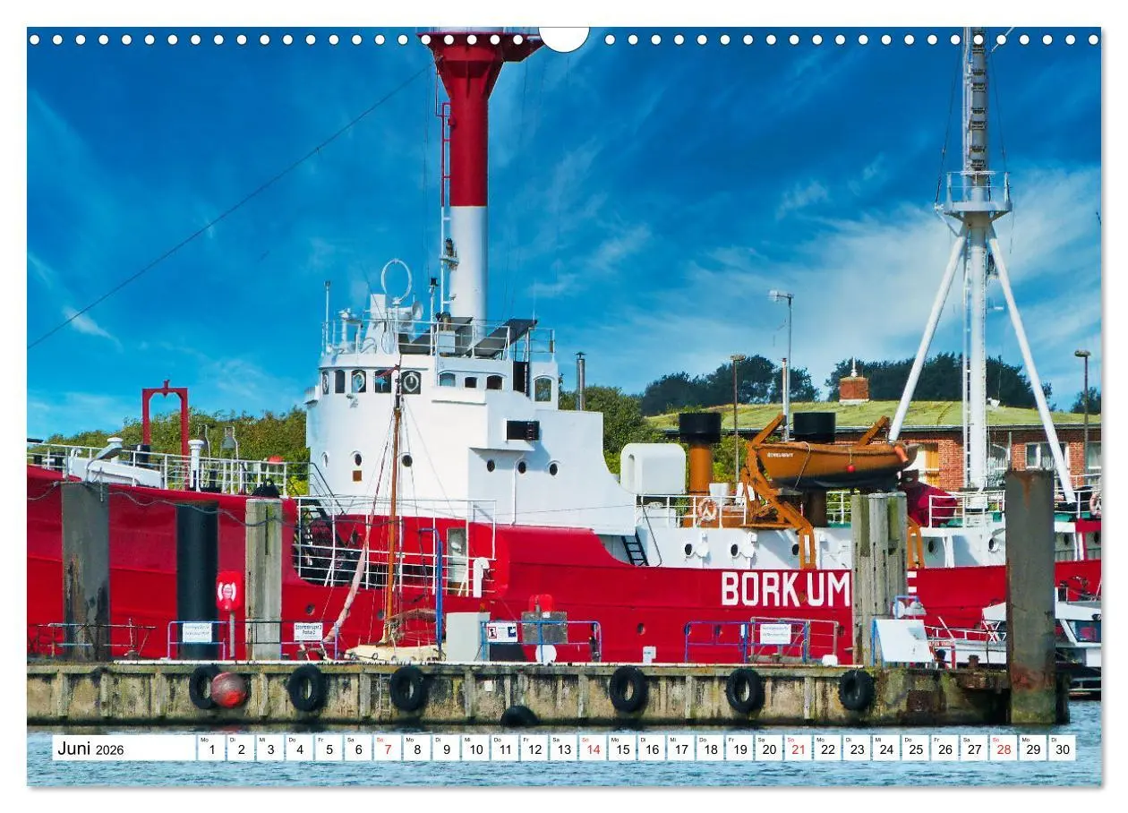 Bild: 9783457303139 | Verliebt in Borkum (Wandkalender 2026 DIN A3 quer), CALVENDO...