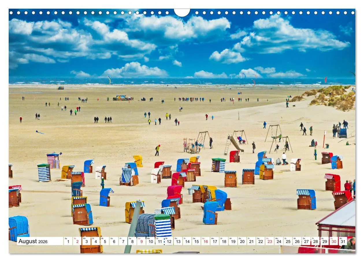 Bild: 9783457303139 | Verliebt in Borkum (Wandkalender 2026 DIN A3 quer), CALVENDO...