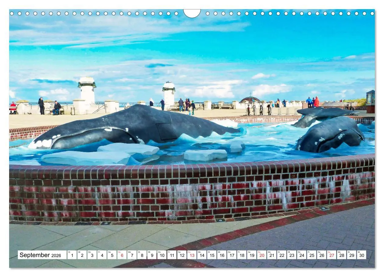 Bild: 9783457303139 | Verliebt in Borkum (Wandkalender 2026 DIN A3 quer), CALVENDO...