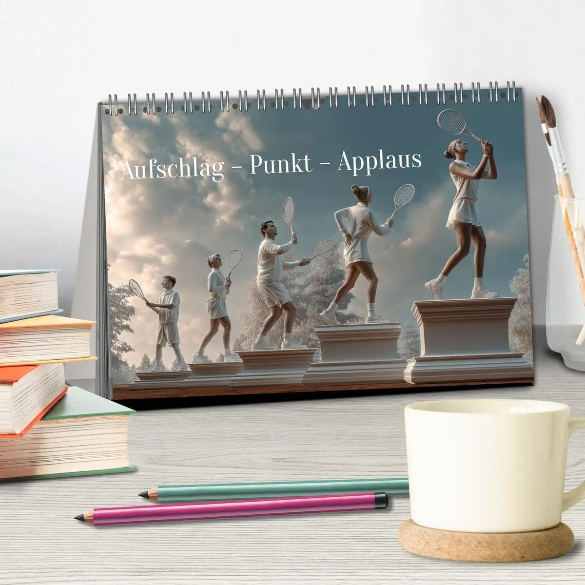 Bild: 9783516633139 | Aufschlag - Punkt - Applaus (Tischkalender 2026 DIN A5 quer),...
