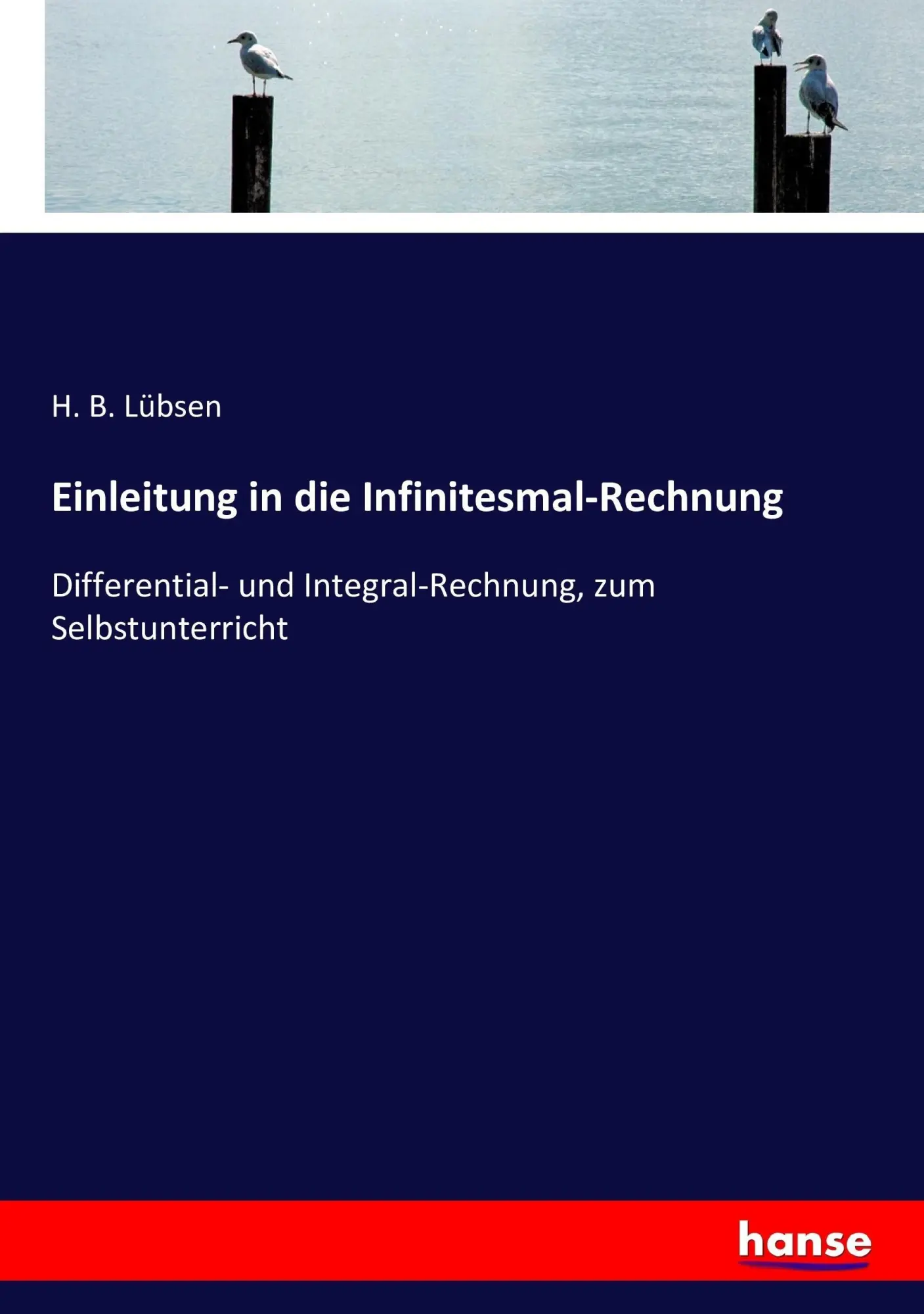 Cover: 9783743343139 | Einleitung in die Infinitesmal-Rechnung | H. B. Lübsen | Taschenbuch