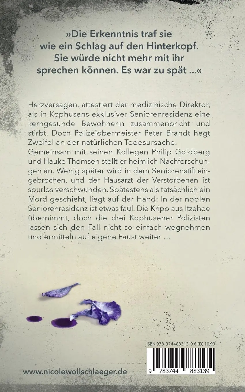 Rückseite: 9783744883139 | Elbgift | Philip Goldbergs vierter Fall | Nicole Wollschlaeger | Buch