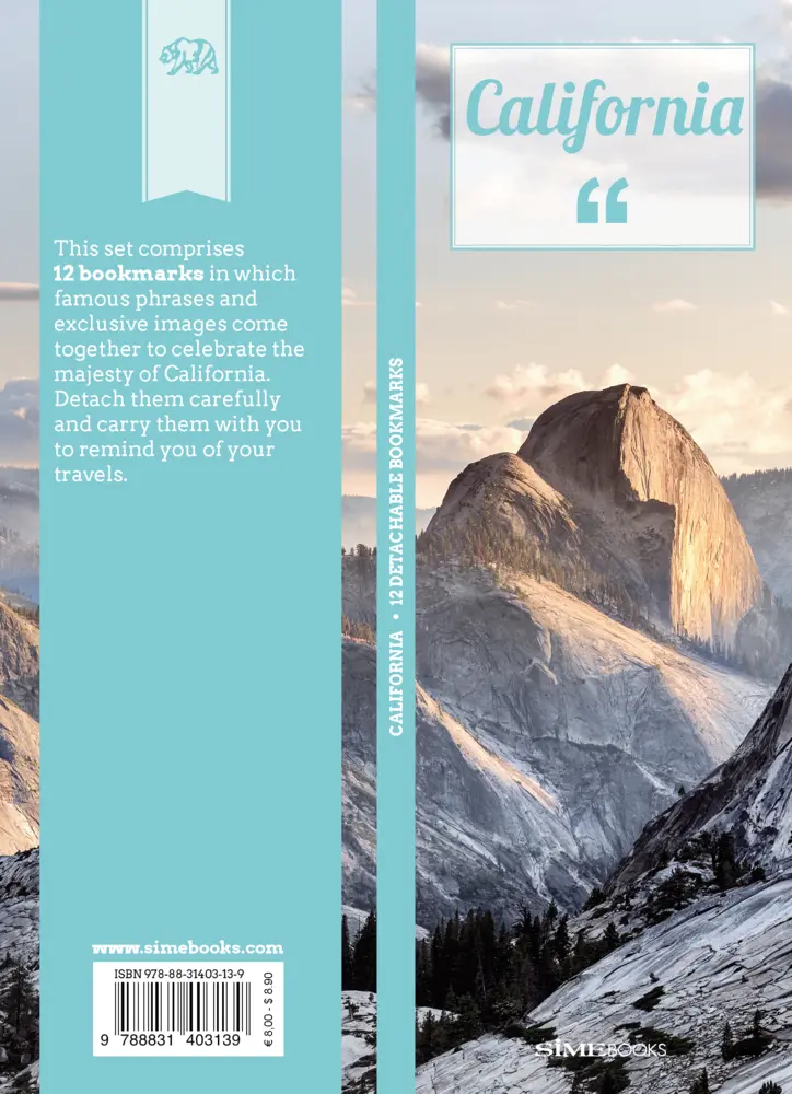 Cover: 9788831403139 | Lesezeichen-Set California - Kalifornien | 12 Lesezeichen im Set