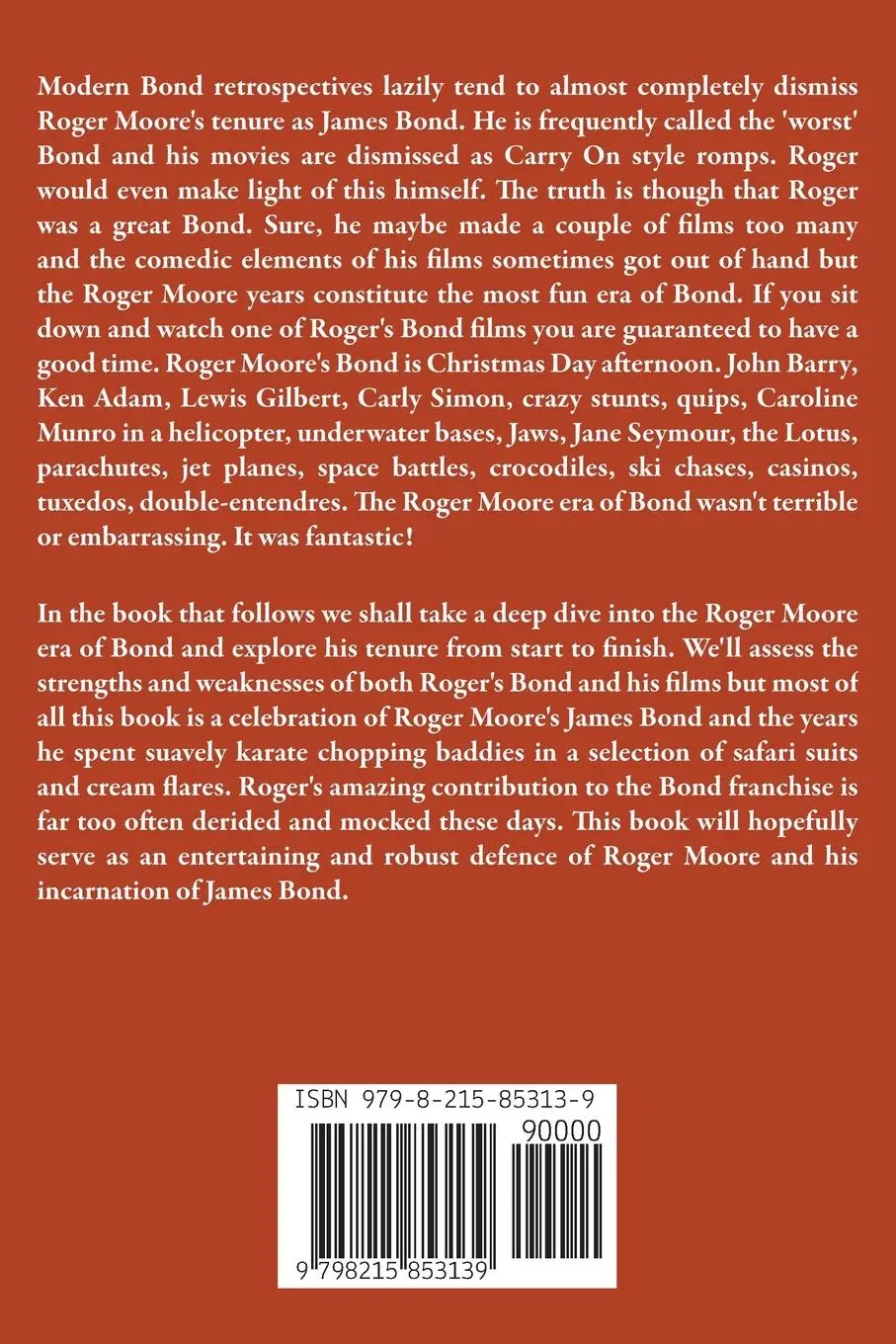 Rückseite: 9798215853139 | Roger Moore's James Bond - The Retrospective | John Fox | Taschenbuch