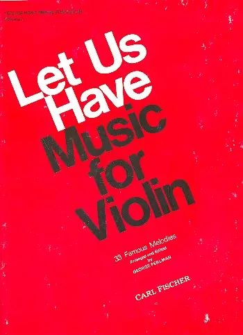 Cover: 9780825803239 | Let Us Have Music For Violin 1 | Manuel Ponce_Gioachino Rossini | Buch