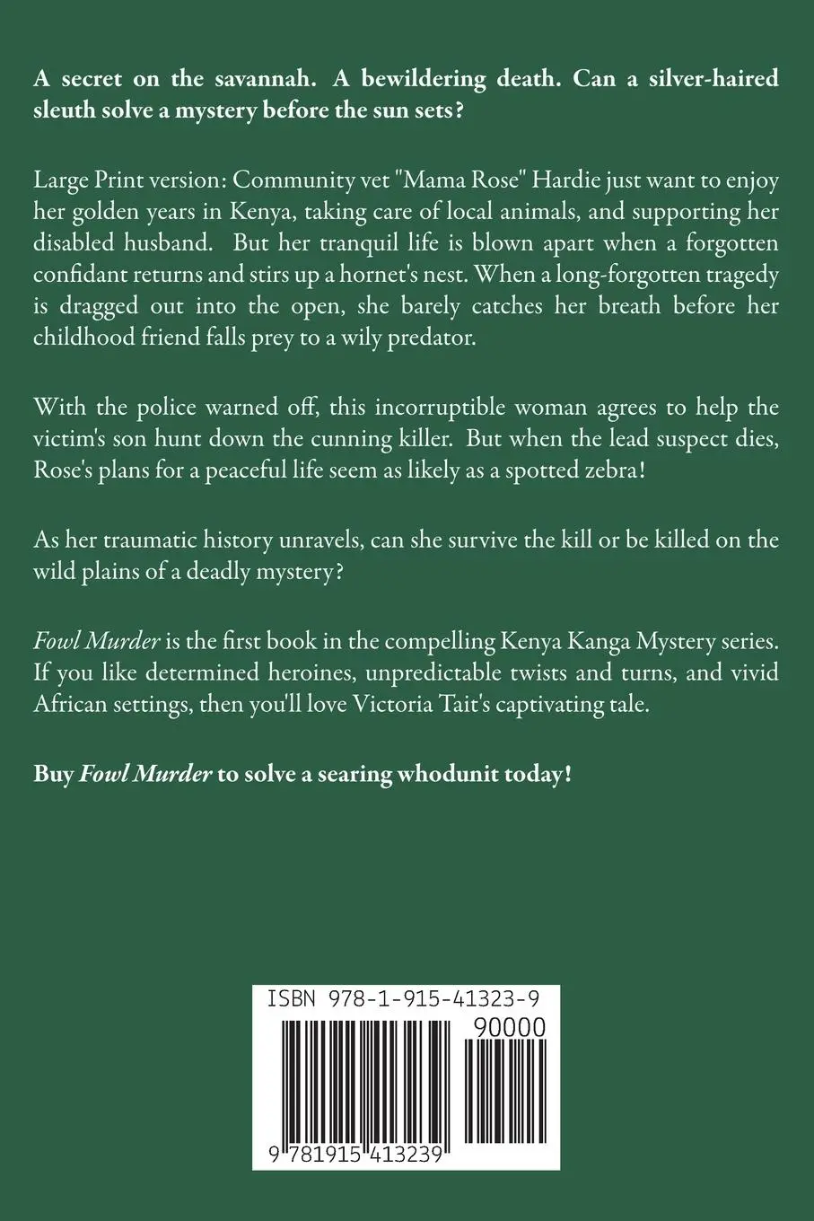 Rückseite: 9781915413239 | Fowl Murder | Victoria Tait | Taschenbuch | Kartoniert / Broschiert