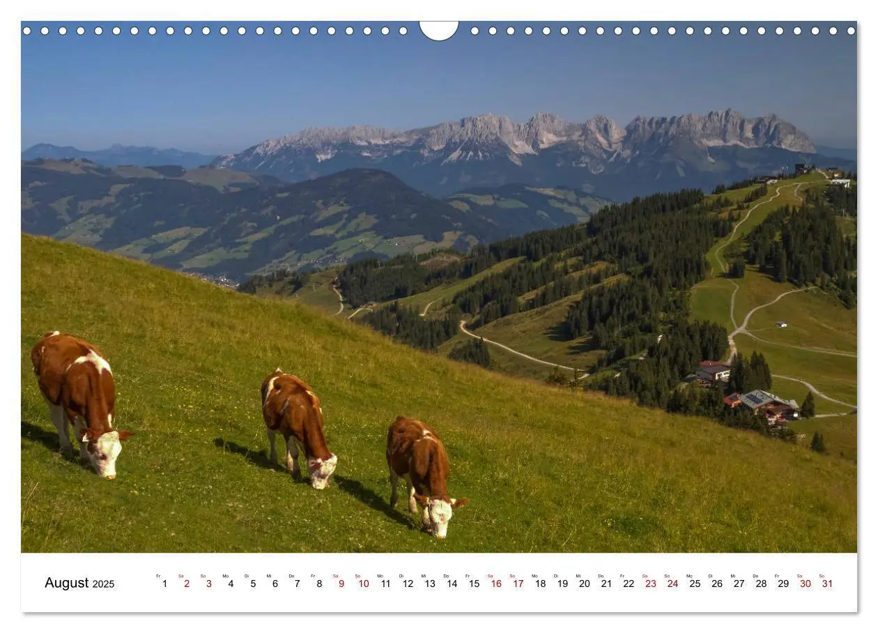 Bild: 9783435373239 | Kitzbühel, Sportstadt und Wanderparadies (Wandkalender 2025 DIN A3...