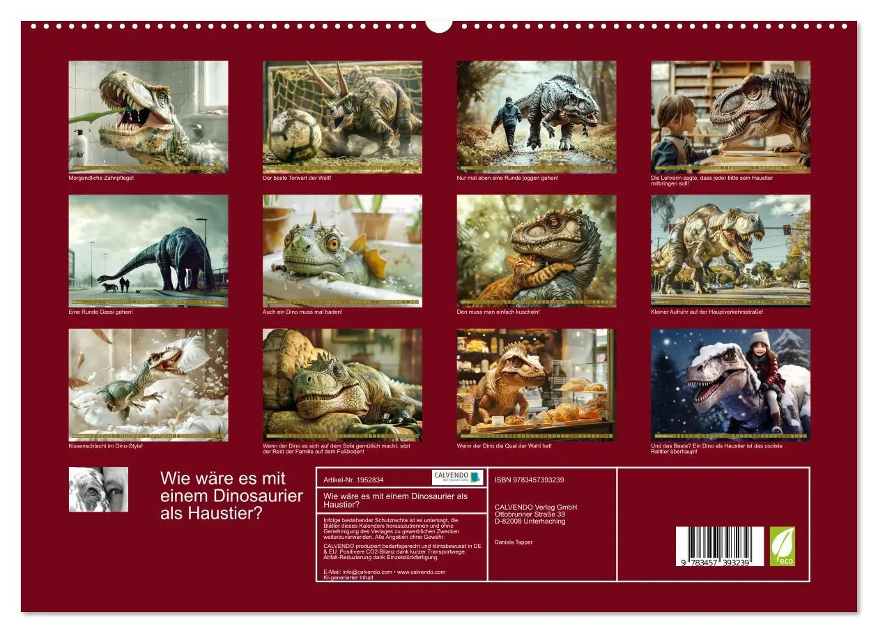 Bild: 9783457393239 | Wie wäre es mit einem Dinosaurier als Haustier? (hochwertiger...