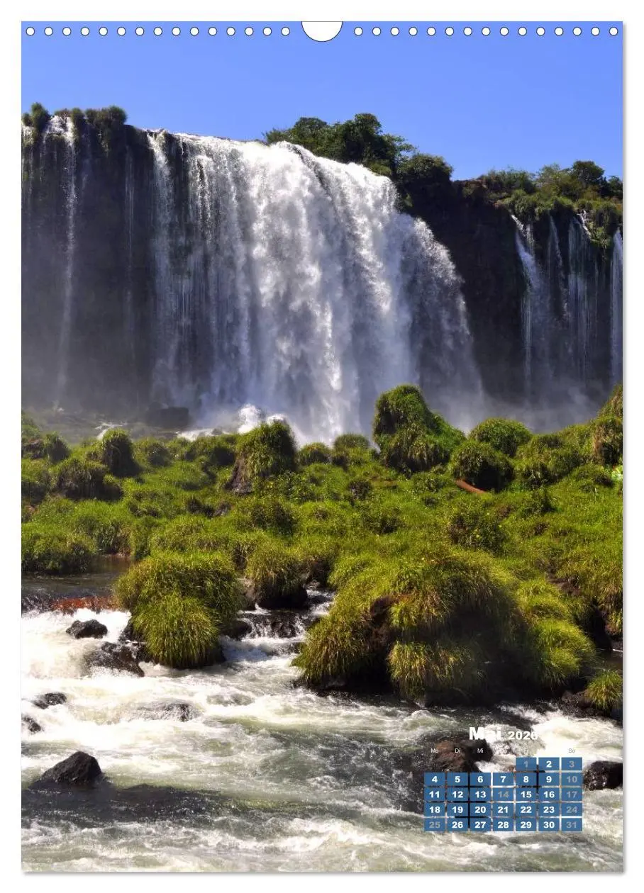 Bild: 9783516483239 | Wasserfälle Südamerikas - Iguazu Wasserfälle (Wandkalender 2026 DIN...