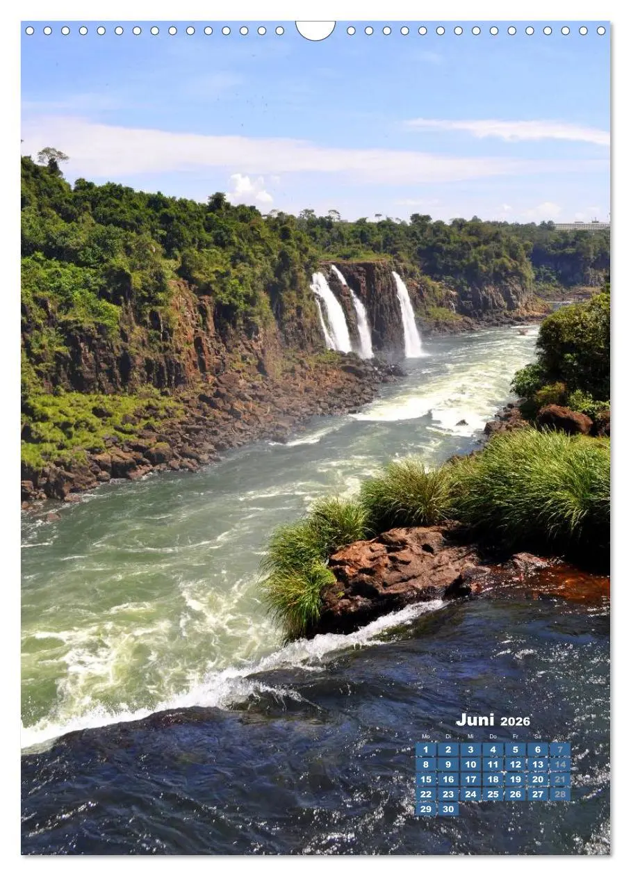 Bild: 9783516483239 | Wasserfälle Südamerikas - Iguazu Wasserfälle (Wandkalender 2026 DIN...