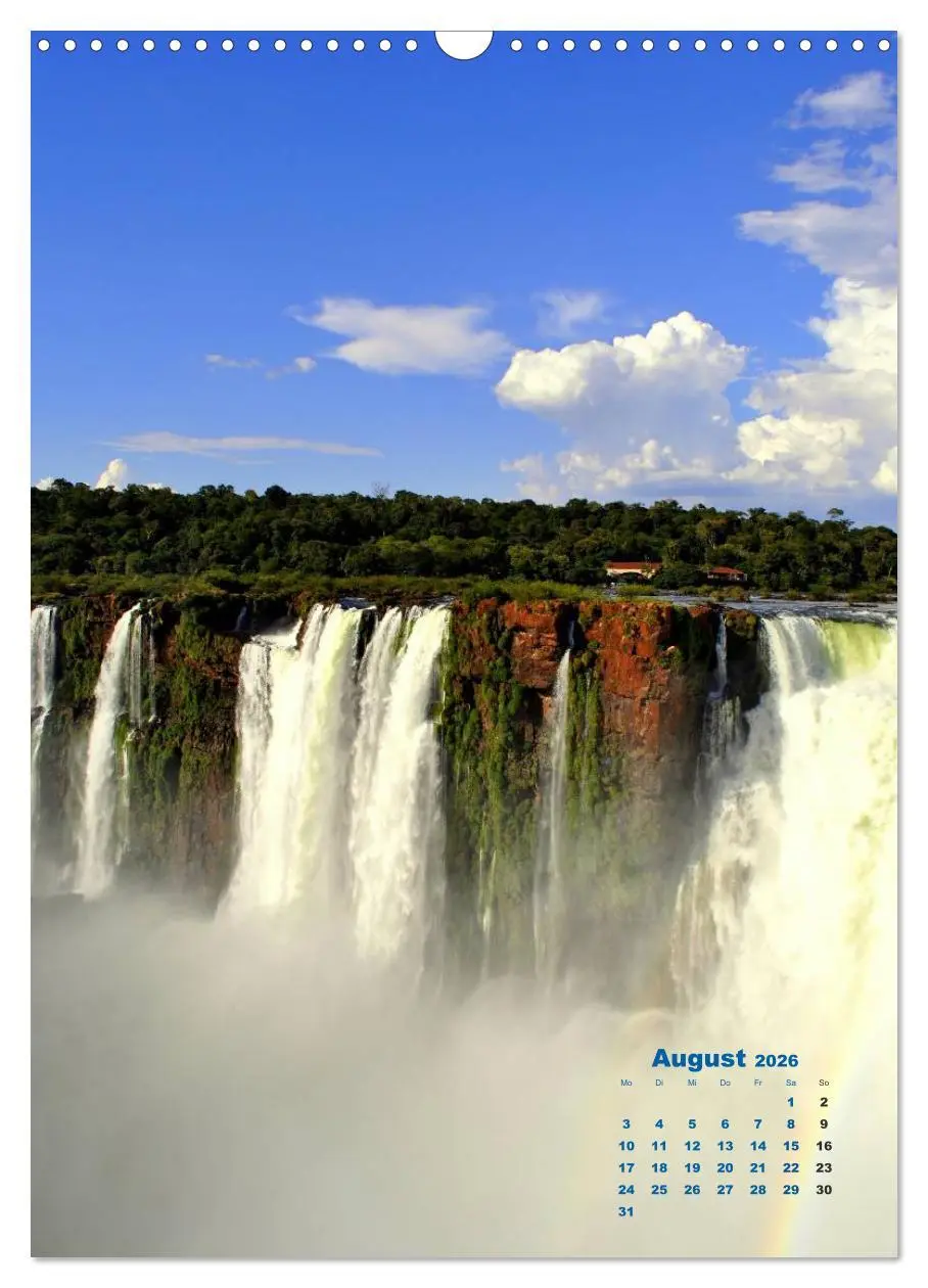 Bild: 9783516483239 | Wasserfälle Südamerikas - Iguazu Wasserfälle (Wandkalender 2026 DIN...