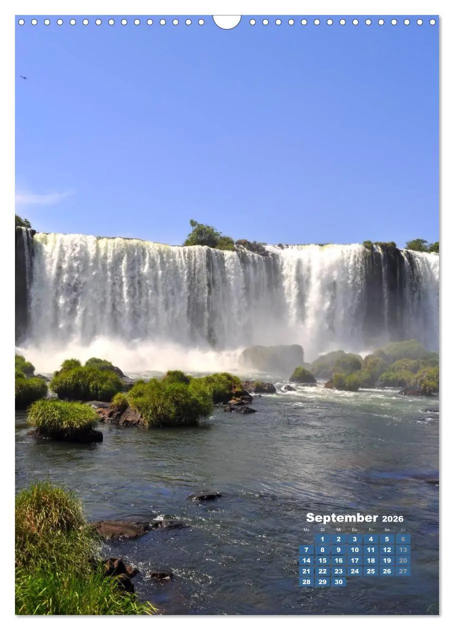 Bild: 9783516483239 | Wasserfälle Südamerikas - Iguazu Wasserfälle (Wandkalender 2026 DIN...