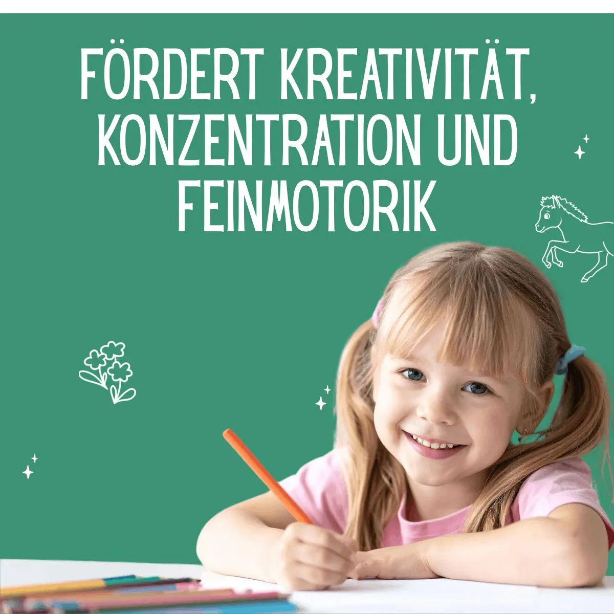 Bild: 9783735893239 | Zauberpapier Malbuch Pferde | Entdecke versteckte Muster und Motive!