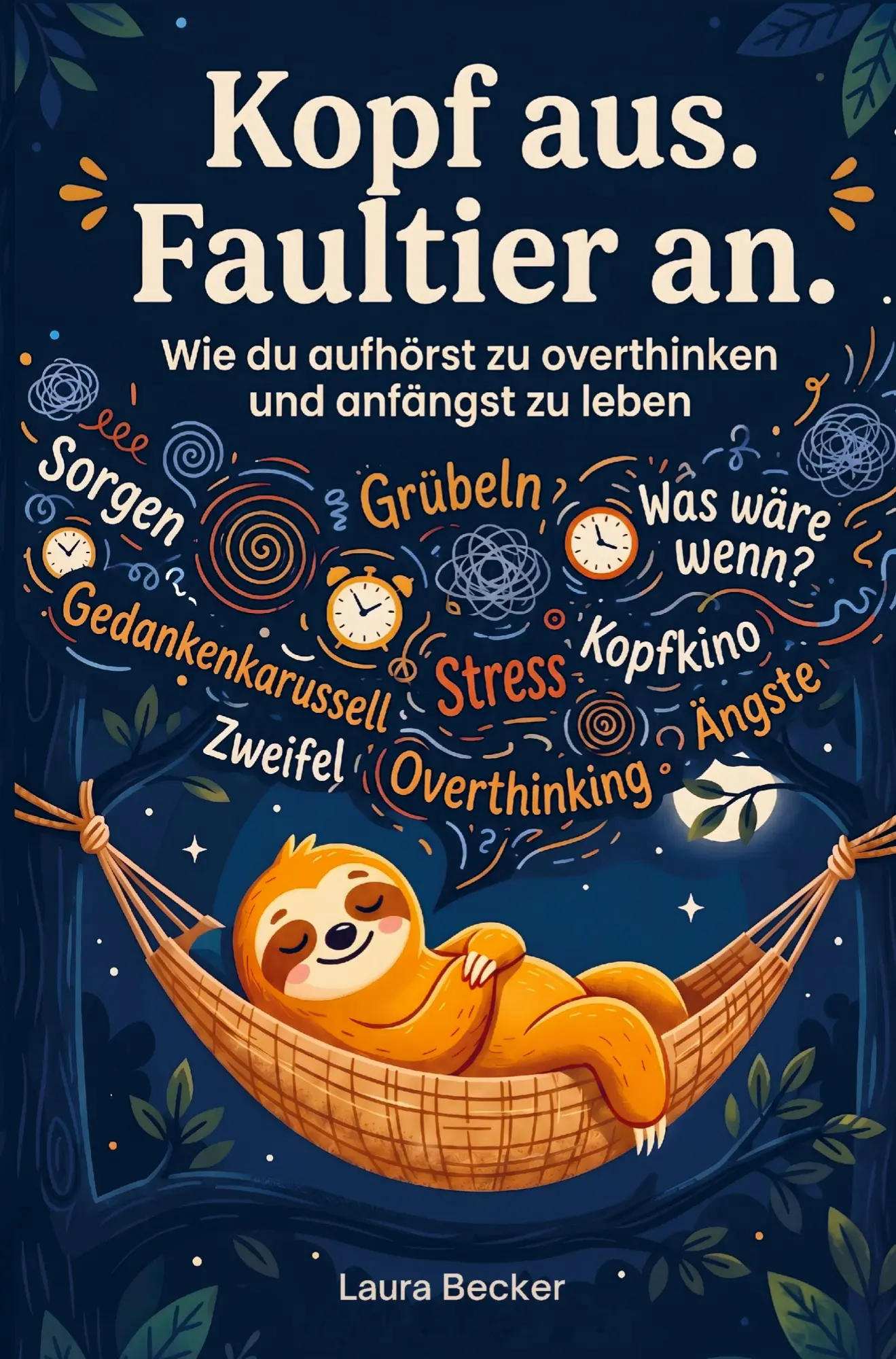 Cover: 9783982853239 | Kopf aus. Faultier an - Wie du aufhörst zu overthinken und anfängst...
