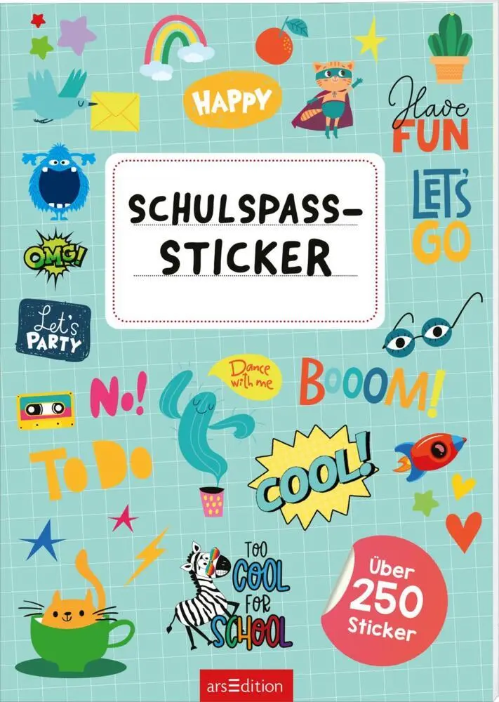 Cover: 4014489133339 | Schulspaßsticker | Über 250 Sticker | Aufkleber/Sticker | 16 S. | 2024