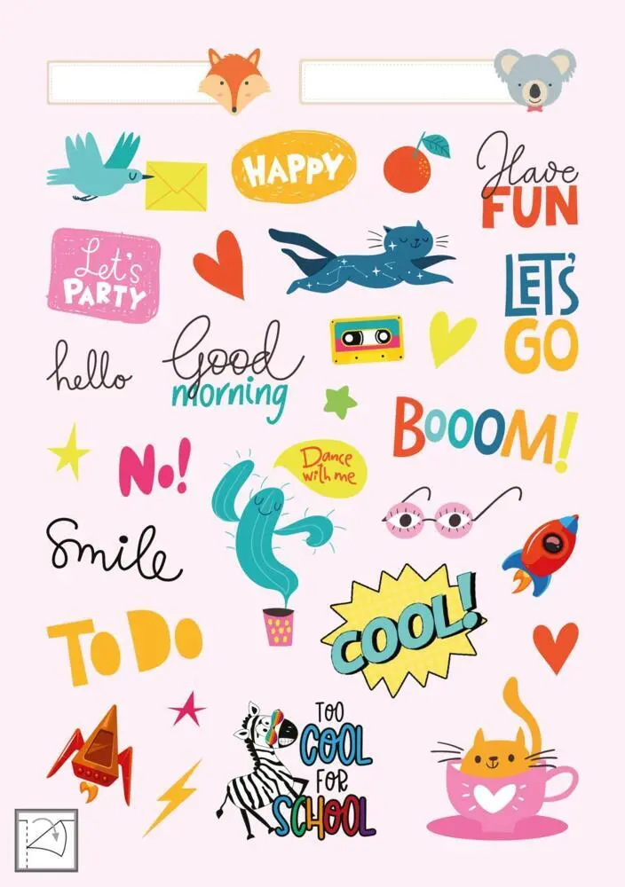 Bild: 4014489133339 | Schulspaßsticker | Über 250 Sticker | Aufkleber/Sticker | 16 S. | 2024