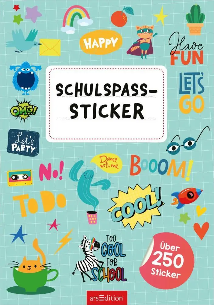Bild: 4014489133339 | Schulspaßsticker | Über 250 Sticker | Aufkleber/Sticker | 16 S. | 2024