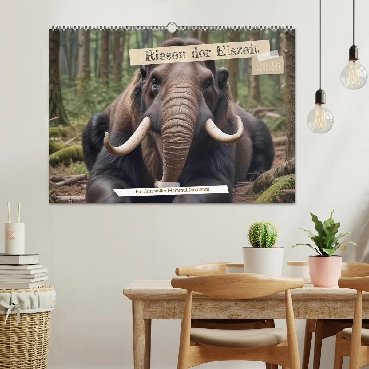 Bild: 9783457383339 | Riesen der Eiszeit - Ein Jahr voller Mammut Momente (Wandkalender...